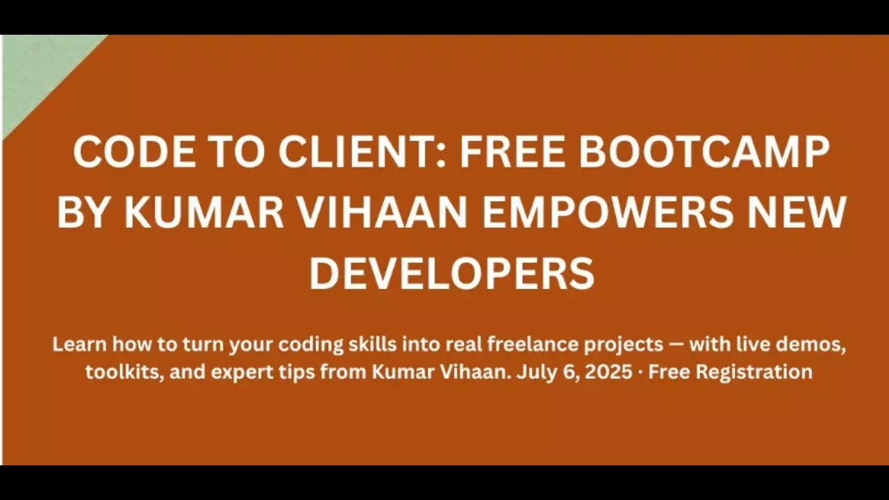 Kumar Vihaan to Host Free Live Webinar
