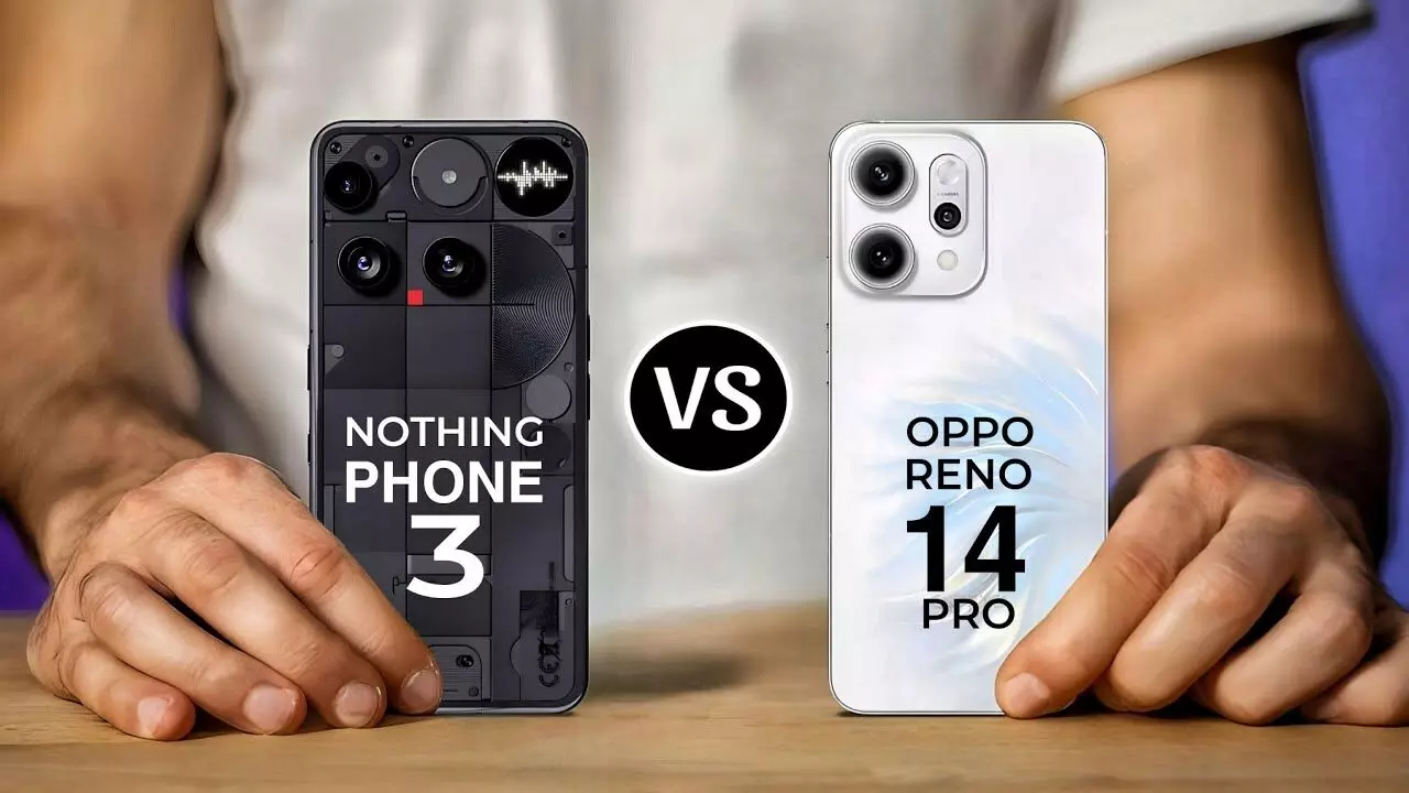 Oppo Reno 14 Pro vs Nothing Phone 3: Here’s which one delivers more for less?