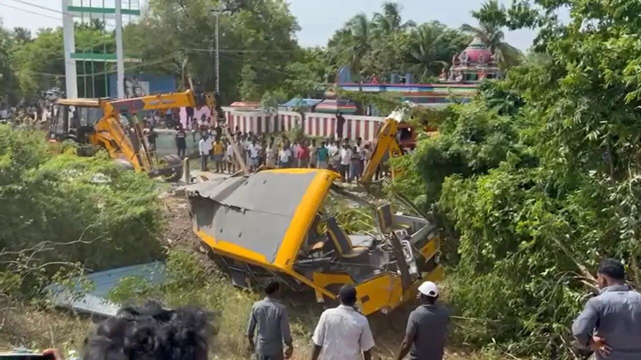 Cuddalore Train-School Van Accident: What Happened and What You Need to Know | Cuddalore Train-School Van Accident: What Happened and What You Need to Know|English Newstrack