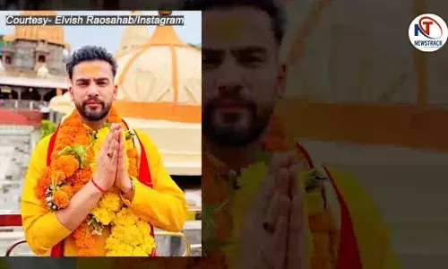 Elvish Yadav Dons Devotional Attire During Ujjain Mahakal Visit