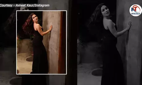 Bollywood Video: Avneet Kaur Looks Classy with Wavy Hair and Golden Jewelry