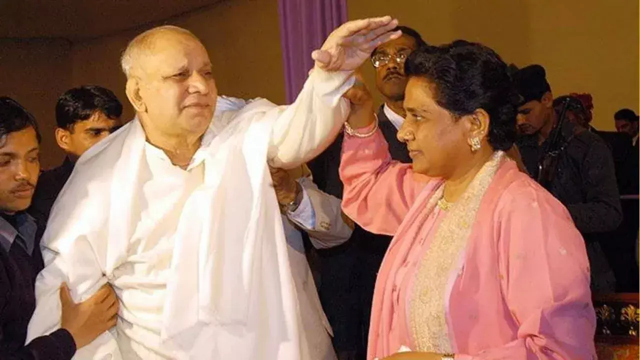 Kanshi Ram and Mayawati Kanshi Ram and Mayawati
