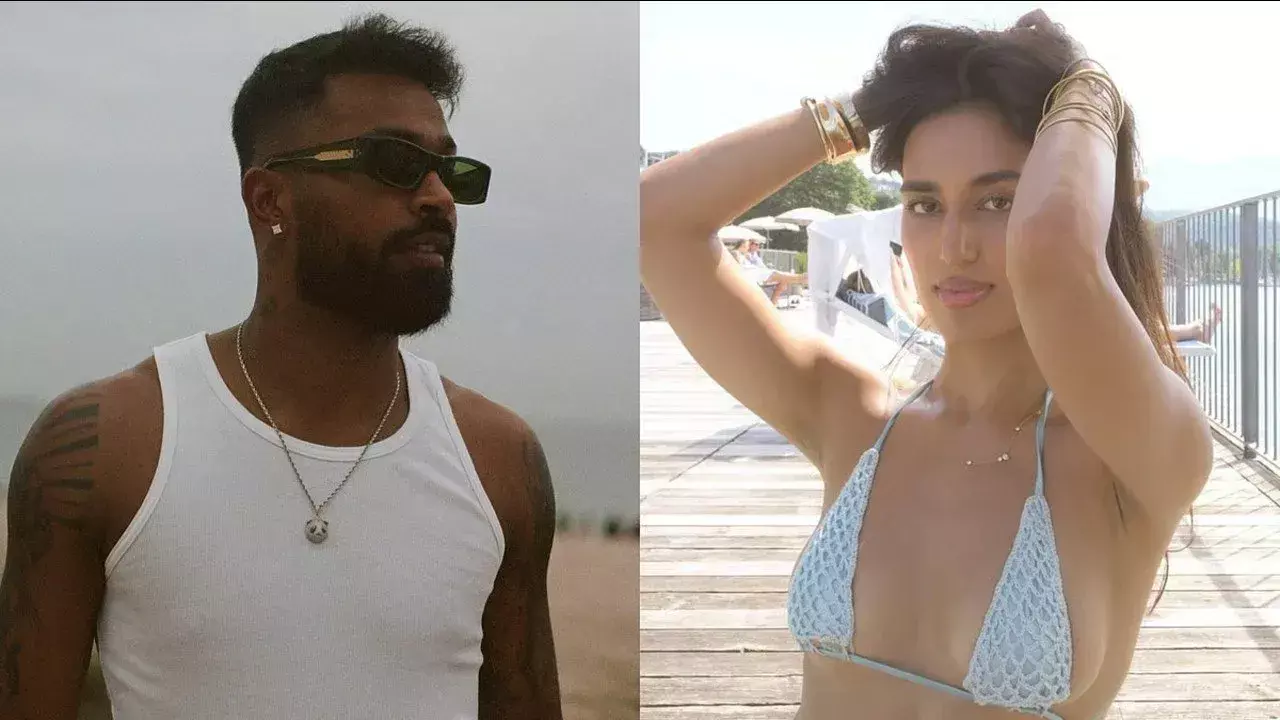Hardik Pandya and Mahika Sharma Hardik Pandya and Mahika Sharma
