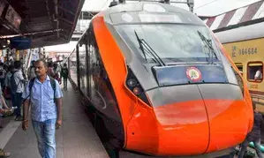 Passenger count for Vande Bharat train services surpasses 7.5 crore mark Passenger count for Vande Bharat train services surpasses 7.5 crore mark