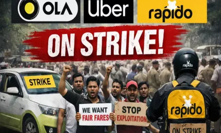 Ola, Uber, Rapido, Porter workers on nationwide strike today