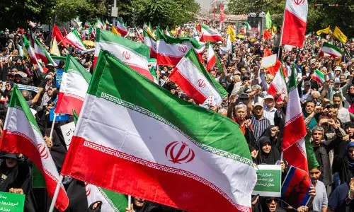 Hitler Propoganda Posters Spreading in Iranian Cities Spark Outrage