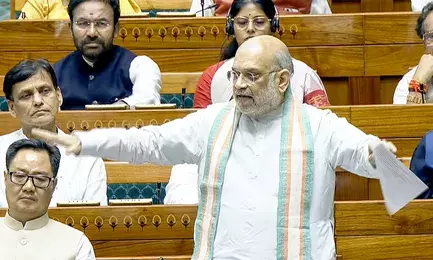 HM Amit Shah flays Rahul Gandhi for reposting pro-Naxal slogan HM Amit Shah flays Rahul Gandhi for reposting pro-Naxal slogan