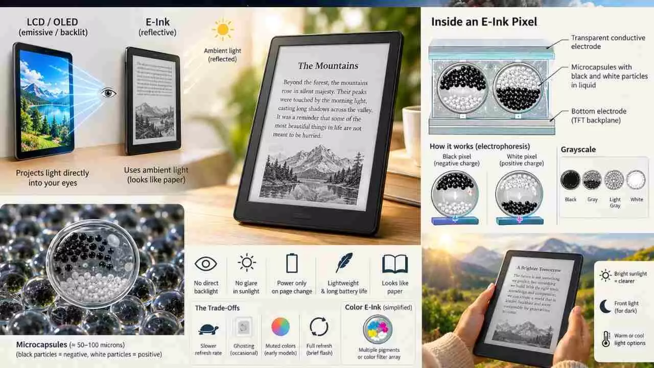 E-Ink Tablets: The Science Behind Screens That Remain Legible Without ...