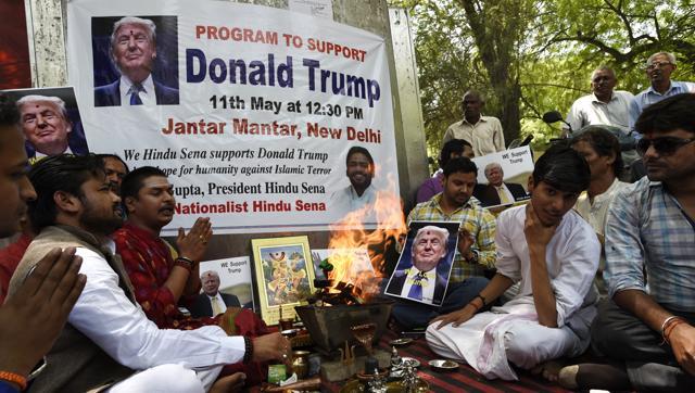 Hindu Sena prays for Trump’s victory in US presidential polls
