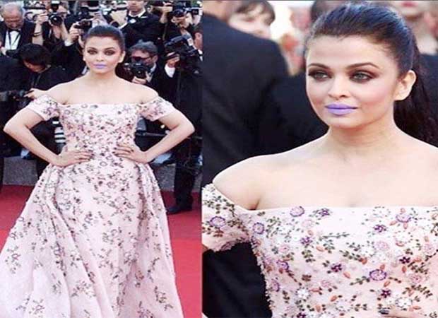 Aishwarya goes purple over the red carpet at Cannes