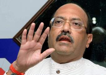 Amar Singh and six SP candidates file nomination for RS