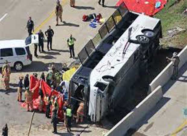 Eight killed, 40 injured in a road accident in Texas