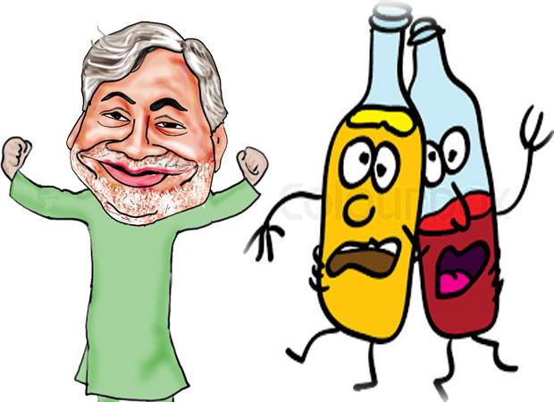 Nitish patting himself by making pro-prohibition claims