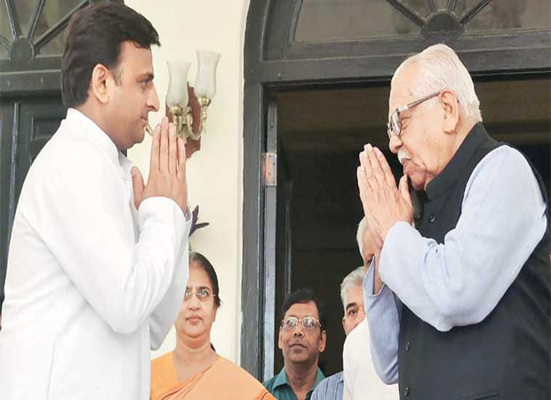 UP Chief Minister Akhilesh Yadav meets Ram Naik