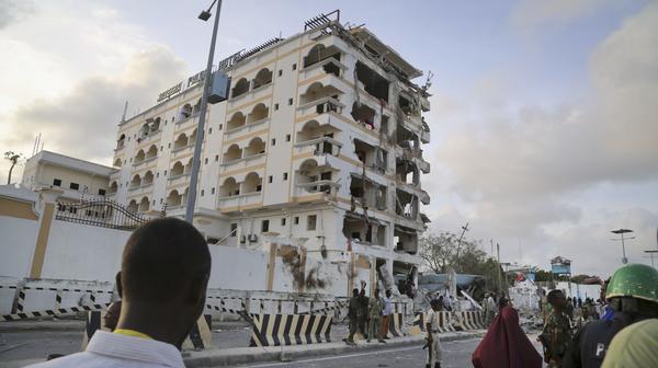 Al-Shabaab militants storm hotel in Somali, at least 13 dead