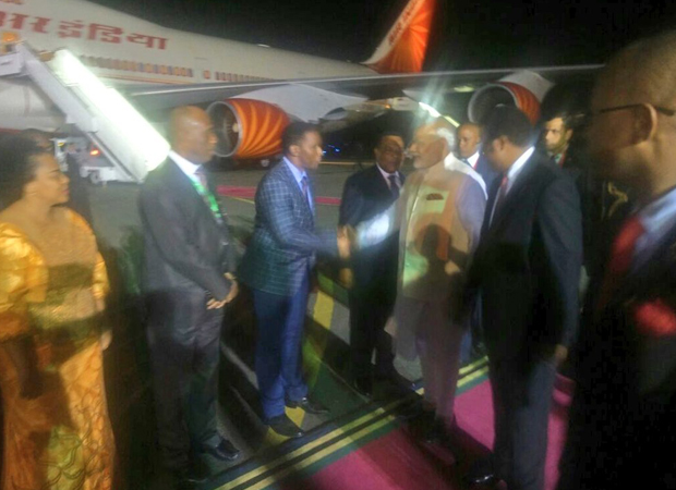 PM Modi reaches Tanzania; receives warm welcome