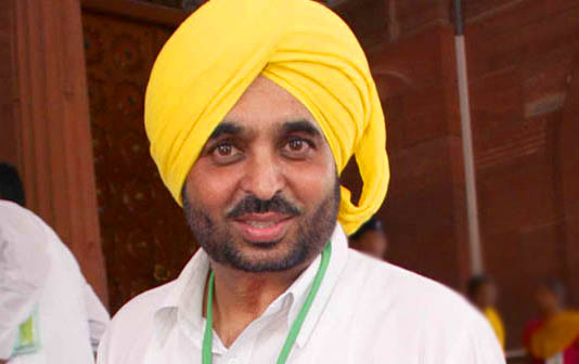 AAP Member Bhagwant Singh Mann suspended from Lok Sabha