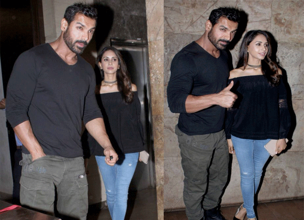 John Abraham spotted at Dishoom premier with wife