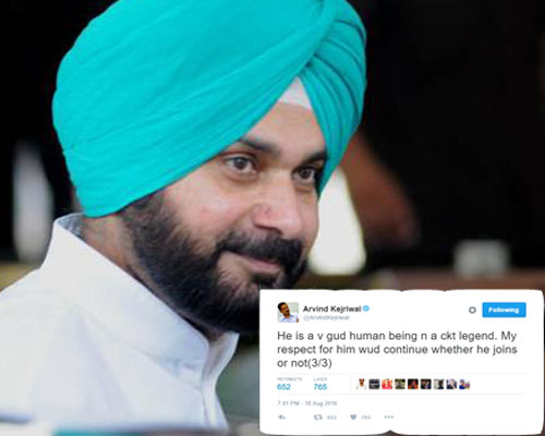 Sidhu has not put any pre-condition to join AAP, tweets Arvind Kejriwal