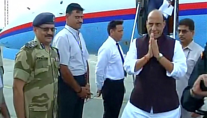 Rajnath returns to Delhi after skipping lunch at SAARC summit