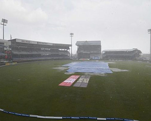 WI 62 for 2 in rain-curtailed opening day of final cricket test