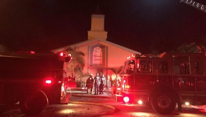 Mosque set ablaze in US on the occasion of Eid-Al-Adha