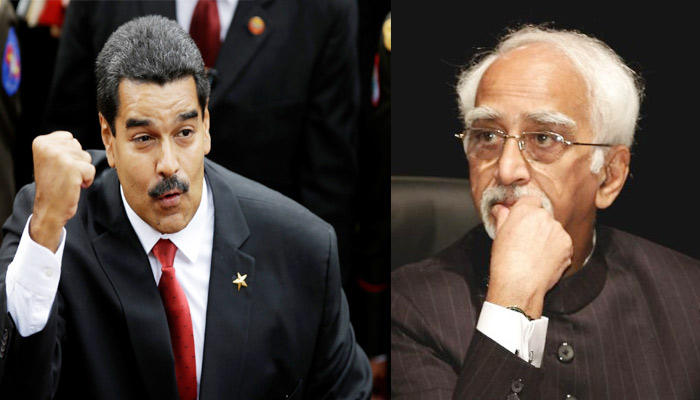Vice-Prez Hamid Ansari holds bilateral talks with Venezuelan Prez