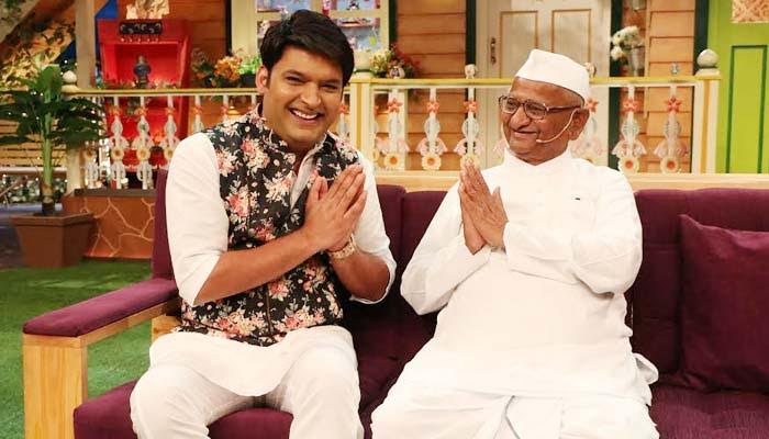 Pics: Anna Hazare makes unique appearance on Kapil Sharma Show