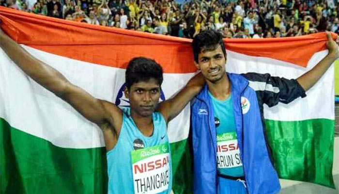 India congratulates Paralympics medal winners Thangavelu and Bhati