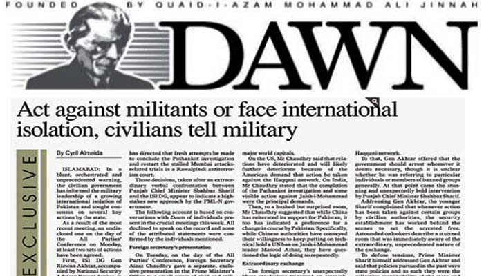 Nawaz directs Pak Army to stop shielding terrorists, claims DAWN