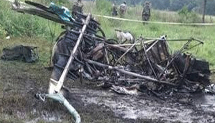 Cheetah helicopter crash kills three army officers