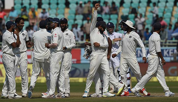 India wins Vizag test by 246 runs, leads series by 1-0