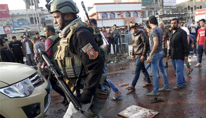 6 killed in suicide bombing attack in Iraq, 5 attackers gunned down