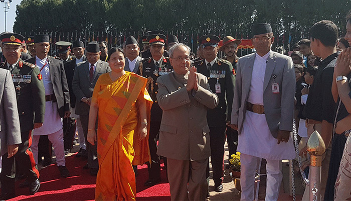 Nepal Prez Bhandari welcomes Pranab Mukherjee, top reasons the visit is a lookout for