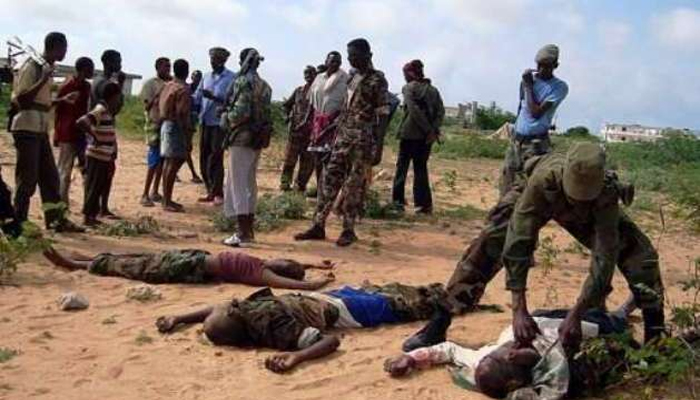 Somali Army gunned down ten Al-Shabaab terrorists