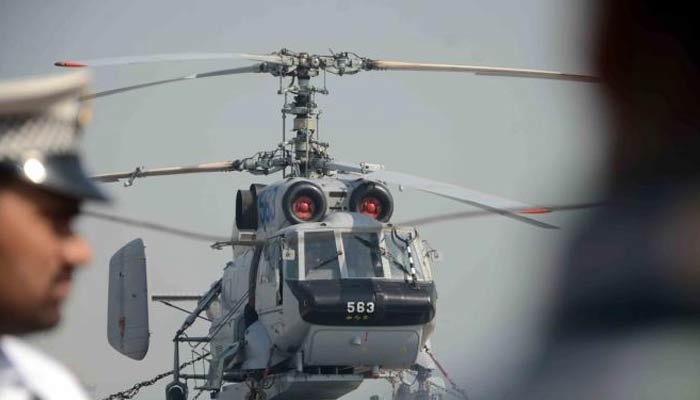 Navy chopper makes an emergency landing in Goa