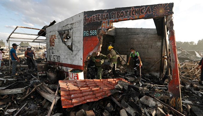 26 dead, 70 injured in explosion at fireworks market in Mexico