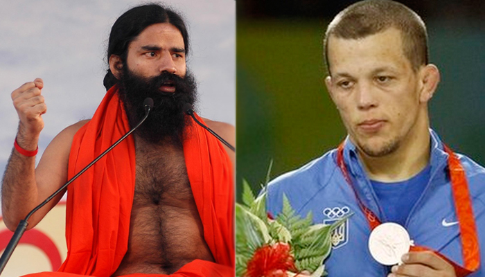 Baba Ramdev dares Olympic medallist to wrestle him