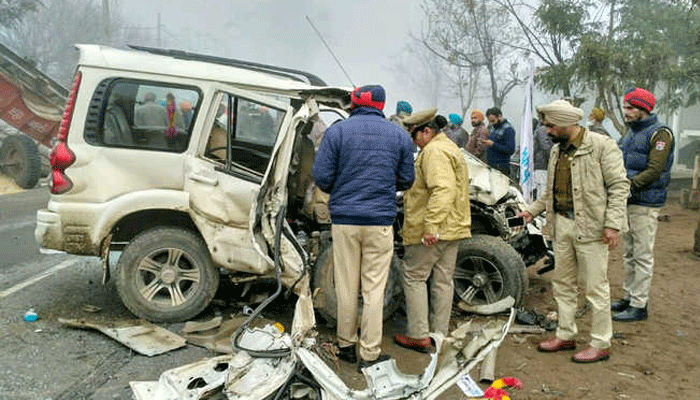 One killed, four injured including AAP candidate in a road accident in Punjab