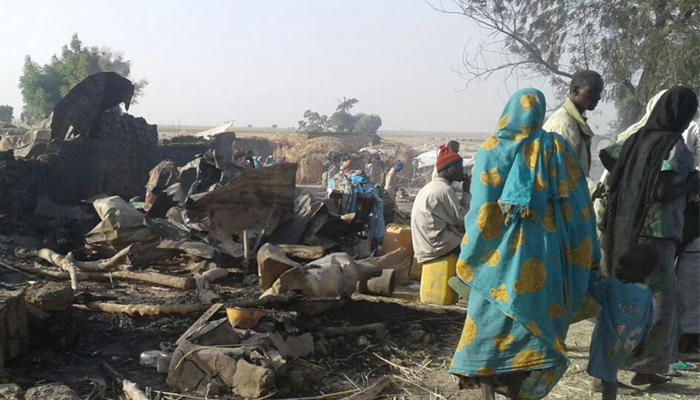 Nigeria: Over 100 killed as aircraft mistakenly bombs refugee camp   
