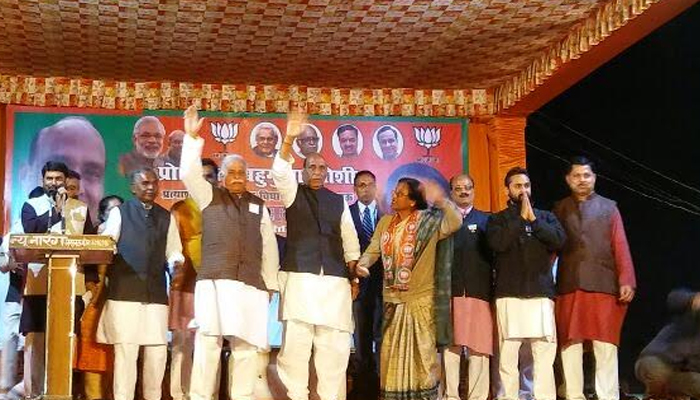 BJP CMs never had involvement in corruption: Rajnath Singh