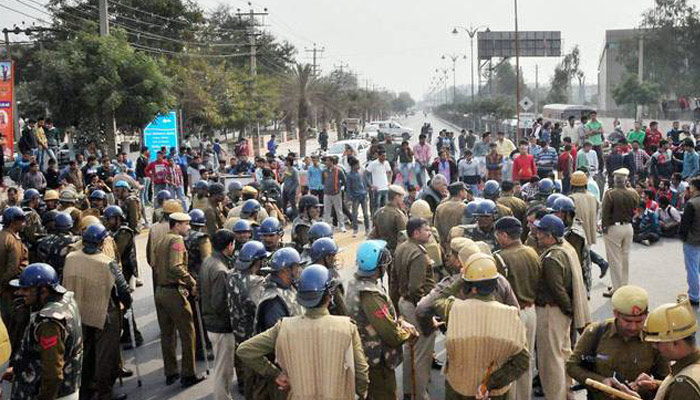 Jat protesters gather at Jantar Mantar, may Gherao Parliament