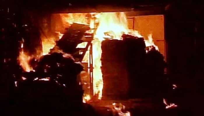 2 dead, dozen injured as fire breaks out in glass factory