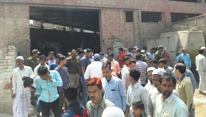 An illegal slaughter house in Jaitpura locality in Varanasi sealed