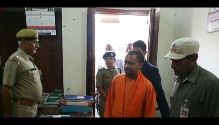 Inspection Day 2: CM Yogi Adityanath pays surprise visit to Hazratganj Thana