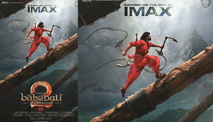 IMAX format poster of Baahubali 2: The Conclusion released