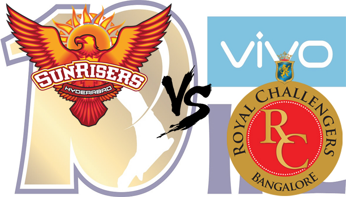 IPL 10: Sunrisers Hyderabad vs Royal Challengers Bangalore live streaming details