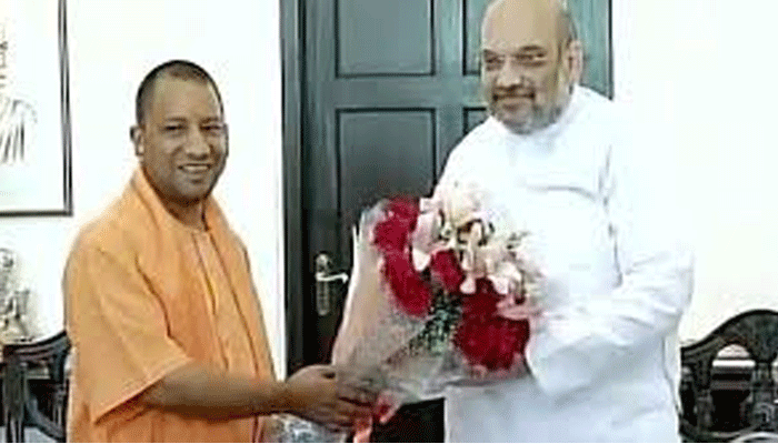 UP CM Adityanath meets Shah ahead of Inter-State Council meet