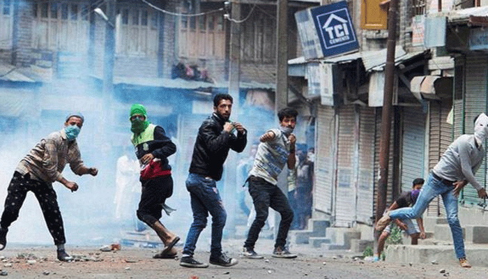 Pakistan providing cashless funding to stone pelters, claims news channel sting