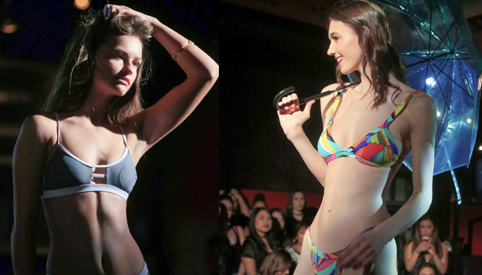 Models flaunt oomph during the Swimwear Fashion Show in Vancouver